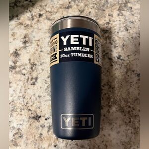 NEW Yeti Rambler 10oz Tumbler Mug navy blue insulated cup RETIRED RARE magslider